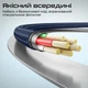 Кабель Promate Springy USB-C to USB-C 60W Power Delivery 1.2 м Blue (springy.blue) - изображение 4