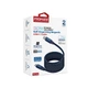 Кабель Promate Springy USB-C to USB-C 60W Power Delivery 1.2 м Blue (springy.blue) - изображение 8