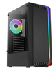 Корпус AeroCool Bionic-G-BK-v2 (ACCM-PV34113.11) Black с RGB вентилятором - изображение 1