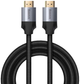 Kabel Baseus Enjoyment Series HDMI - HDMI 3 m Black (CAKSX-D0G) - obraz 1