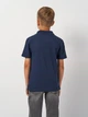 Детское поло для мальчика Levi's LVB Back Neck Tape Polo 9EA893-U2E-LQ 134-140 см Синий (3666643006082) - изображение 2