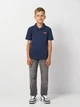 Детское поло для мальчика Levi's LVB Back Neck Tape Polo 9EA893-U2E-LQ 134-140 см Синий (3666643006082) - изображение 3