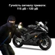Противоугонная сигнализация, защитная сирена безопасности антивор для мотоцикла / мопеда / скутера + 2 брелка, черная (85332993) - изображение 3