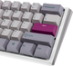 Klawiatura przewodowa Ducky One 3 Mini Cherry MX Clear USB Mist Grey (100352896) - obraz 6