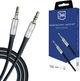 Кабель 3MK AUX | Jack 3.5 to Jack 3.5 | 1 м | Черный | (5903108528771) - изображение 1