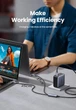 Кабель USB Type-C UGREEN US561 PD100W 5A USB-C to USB-C для быстрой зарядки Samsung, iPhone, Xiaomi, Poco, HUAWEI 2-in-1 1.5 м Grey (35087) - изображение 13