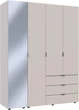 Шкаф для одежды Doros Гелар 3ДСП/Дзеркало 155х49.5х203.4 см Кашемир (80737657) - изображение 3
