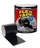 Монтажна ізоляційна стрічка Flex Tape самоклейна водонепроникна 100 мм х 1.5 м Чорна (169) - зображення 1