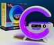 Світильник із бездротовою зарядкою телефону LED Wireless Charging Speaker G63 колонка нічник RGB-підсвічування - зображення 3