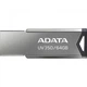 USB флеш накопичувач ADATA 64GB UV350 Metallic USB 3.2 (AUV350-64G-RBK) - изображение 2