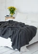 Плед в'язаний Betires Home евро 220х240 Antracite - зображення 1