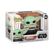 Фигурка игровая мини Funko Baby Grogu в коляске 9,6 см Разноцветный KD229559 - изображение 2