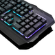 Клавіатура XO KB-01 Keyboard RGB Backlit Metal ( English Version ) Black - зображення 3