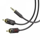 Кабель AUX Hoco UPA28 3.5mm Jack to 2 RCA 1.5m - изображение 3