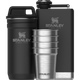 Подарунковий набір Stanley Adventure Matte Black 2 фляги та 4 чарки - зображення 1