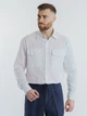Сорочка чоловіча Freedom біла Arber SAFARI SHIRT 2 44 зріст 5 білий (F05.04.00.312) - зображення 1