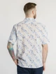 Сорочка чоловіча біла принтована з тонкої бавовняної тканини Arber Hawaii Shirt 45 зріст 6 білий (M04.05.01.321) - зображення 3