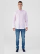 Сорочка чоловіча рожева бавовняна Arber LINEN SHIRT 1 38-39 зріст 4 рожевий (M05.21.47.224) - зображення 2