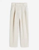 Брюки H&M Ж1104996 (11415257) колір бежевий XXL - изображение 5