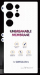 Защитная пленка DK для Samsung Galaxy S24 Ultra (S928) | AG Matte Unbreakable Membrane HydroGel 360° (clear) - изображение 4