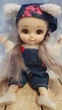 Шарнирная кукла BJD "Ушки" с двумя косами 16см (К124) - изображение 3