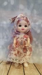 Шарнирная кукла BJD "Весна в солохе" розовые волосы 16см (D12) - изображение 4