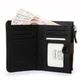 Женский кожаный кошелек Classik DR. BOND WN-23-17 black - изображение 2