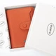 Женский кожаный кошелек Classik DR. BOND WN-23-17 orange - изображение 3