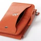 Женский кожаный кошелек Classik DR. BOND WN-23-17 orange - изображение 4