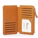 Женский кожаный кошелек Classik DR. BOND WN-23-16 yellow - изображение 6