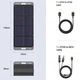 Портативная солнечная панель Ugreen Solar Panel SC100 монокристаллическая, мощность 100Вт (15113) - изображение 6