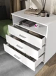Комод Furnigrade КМ -2 белый 750х770х330 - изображение 2