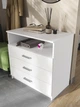 Комод Furnigrade КМ -2 белый 750х770х330 - изображение 3