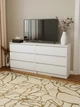 Комод Furnigrade КМ -1 белый 700х350х680 - изображение 2