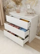 Комод Furnigrade КМ -1 белый 700х350х680 - изображение 3