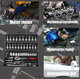 Набор инструмента с трещеткой Shun Da 46 шт 1/4" DR в кейсе - изображение 6