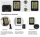 Цифровой климатический термогигрометр Indoor Thermometer с подсветкой термометр гигрометр - изображение 4