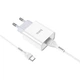 Мережевий зарядний пристрій з кабелем HOCO C81A Asombroso single port charger set(Type-C) White - изображение 4