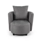 М'яке крісло з пуфом Halmar Hampton 750*740*610*350 мм - зображення 5