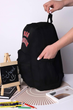 Рюкзак детский No Brand 7-5119 черный - изображение 4