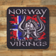 Шеврон Norway Land of The Vikings, 7.5х7.5, на липучці (велкро), патч друкований - зображення 1