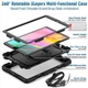 Чехол Carbon Armor Cover Tablet на Samsung Galaxy Tab A (T510/T515) 10.1" / защитный чехол для планшета с ремешком в комплекте / (черный) - изображение 2