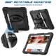 Чехол Carbon Armor Cover Tablet на Samsung Galaxy Tab A (T510/T515) 10.1" / защитный чехол для планшета с ремешком в комплекте / (черный) - изображение 4