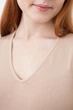 Боді лонгслів жіночій безшовний в рубчик Giulia BODY LONG SLEEVE RIB Світло-бежевий S-M - зображення 3