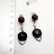 Серьги серебро 925° 9,62г. фиолетовые камни родий (3622511457) - изображение 4