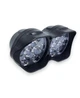 Светодиодная фара Moto 18 LED 30W двойная овальная Белый свет Премиум (05707) - изображение 2