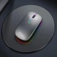 Беспроводная компьютерная мышь ITLY бесшумная с подсветкой 2.4G, серая (75761527) - изображение 3