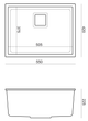 Кухонна мийка Quadron David 50 HQD5542U1-C1 - зображення 3