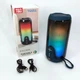 Bluetooth-колонка TG 651 blue с RGB - изображение 7