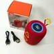 Портативна колонка TG 655 red 5W з RGB - зображення 7